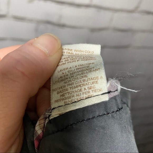 Free People Deconstruction Gray/Blue Pleated Trench/Utility Coat Size Small - Picture 9 of 9